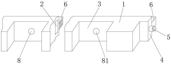 A device for preventing glue overflow in laminated glass processing