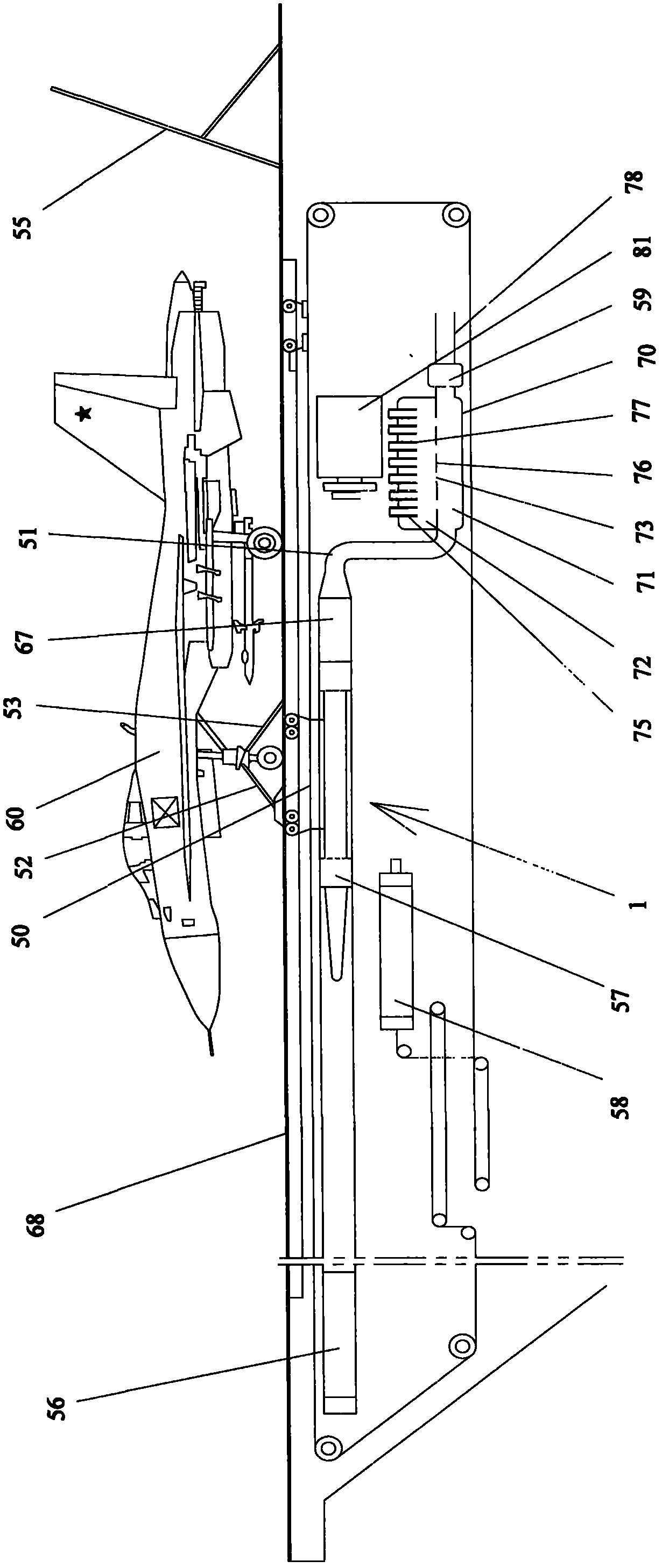 Power source unit body for ejecting, aircraft carrier gas and steam ejector and ejecting method