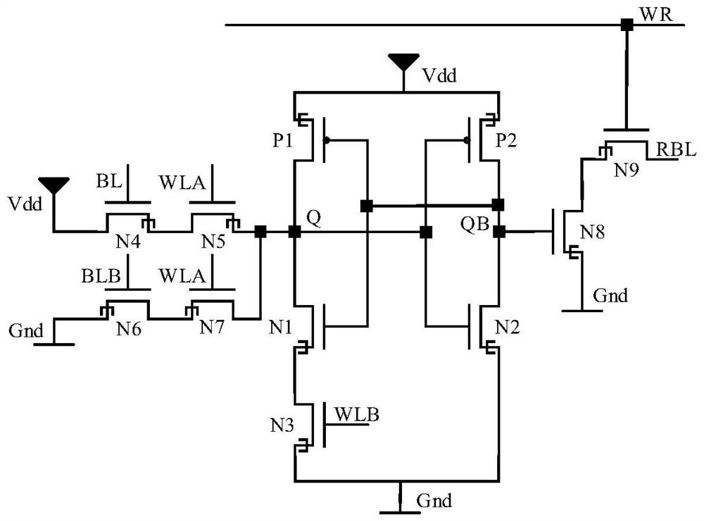 A 11t TFET SRAM Cell Circuit Structure with Low Power Consumption and High Write Margin