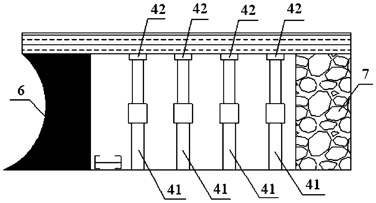 Low-coal-seam high-grade conventional mining opposite-pulling mining face bracket system and bracket moving method thereof