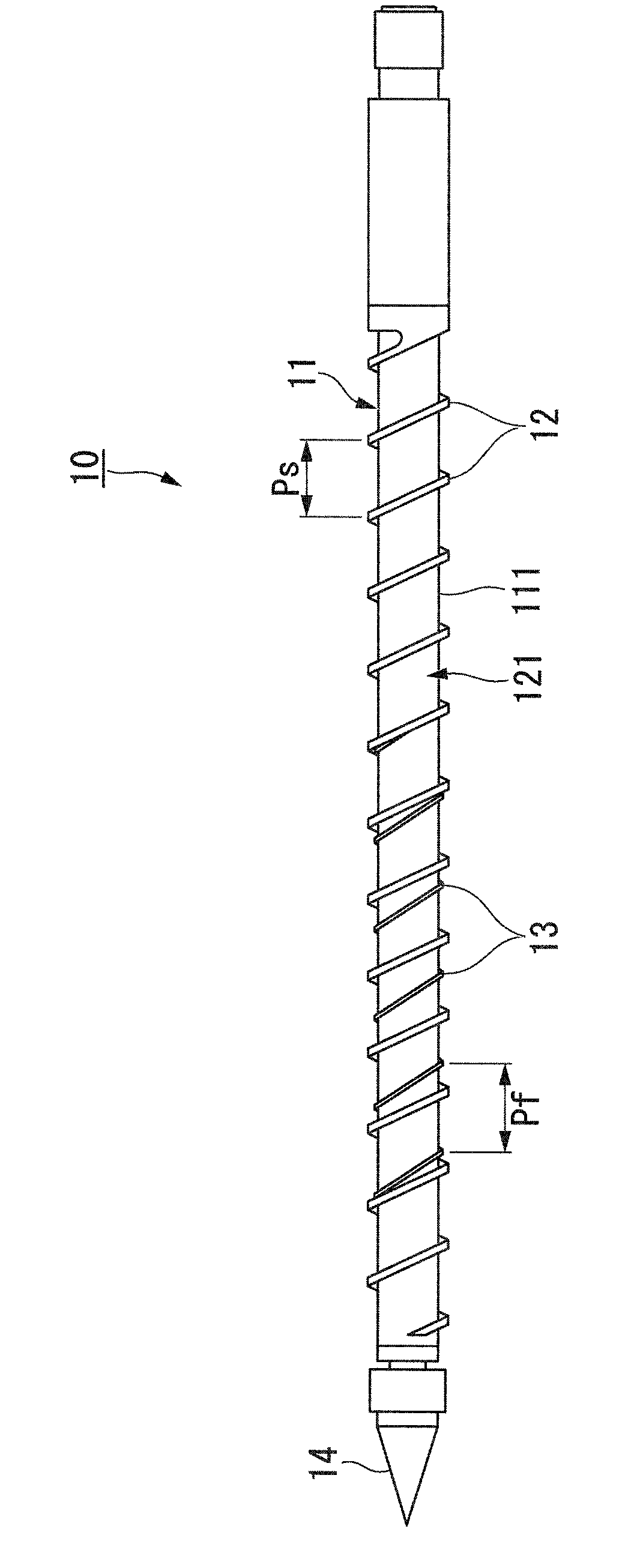 Plasticizing screw for injection molding and injection molding method using same