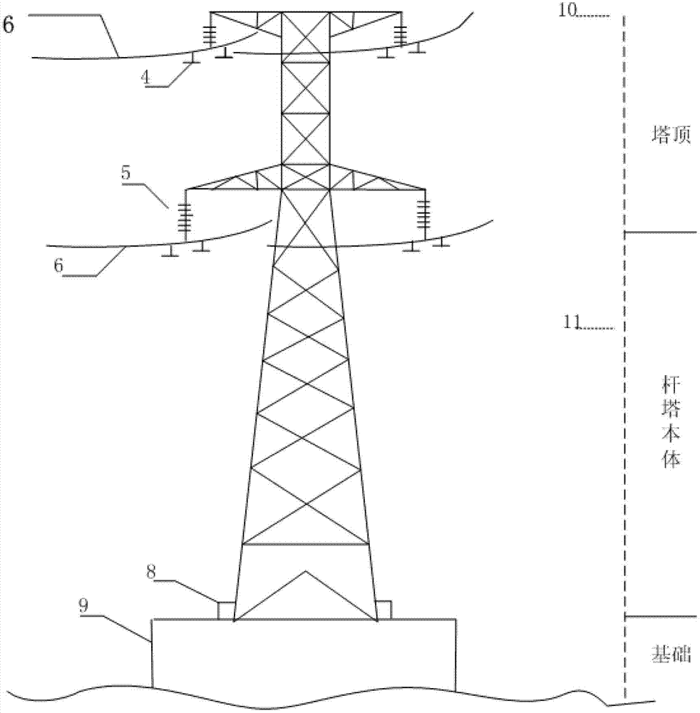 Overhead power line inspection data collection method based on flying robot