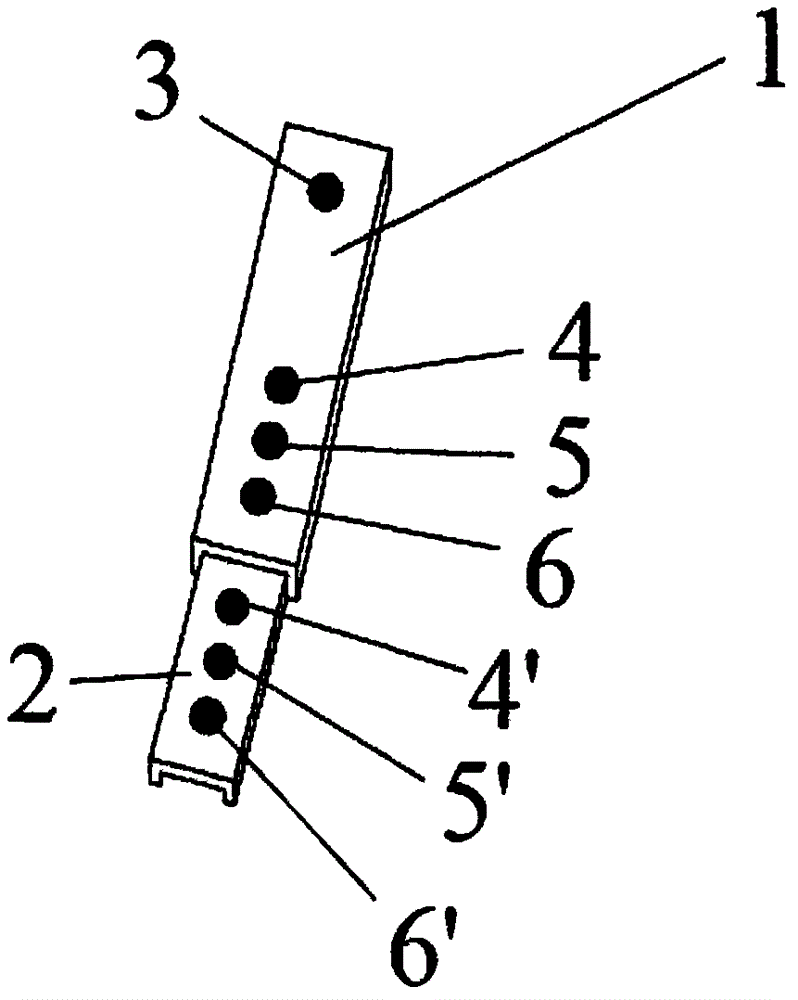 Extensible guiding hook arrangement device