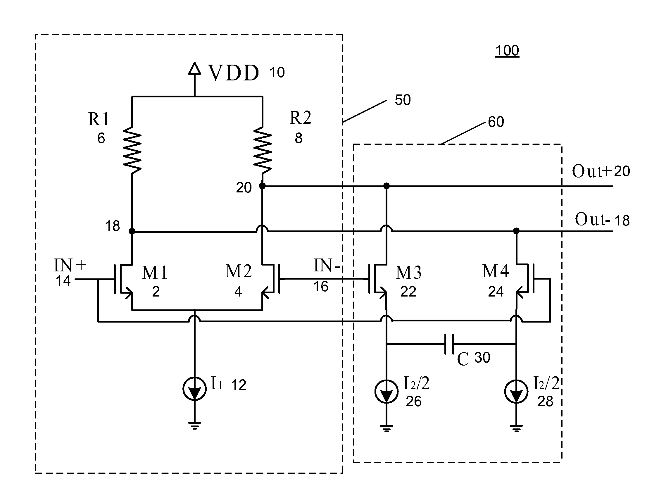 Actively Compensated Buffering for High Speed Current Mode Logic Data Path