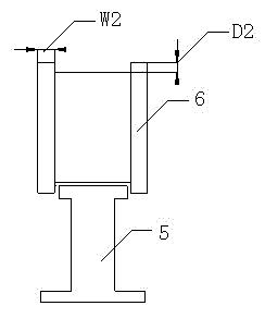 Flatcar track cross arranging method