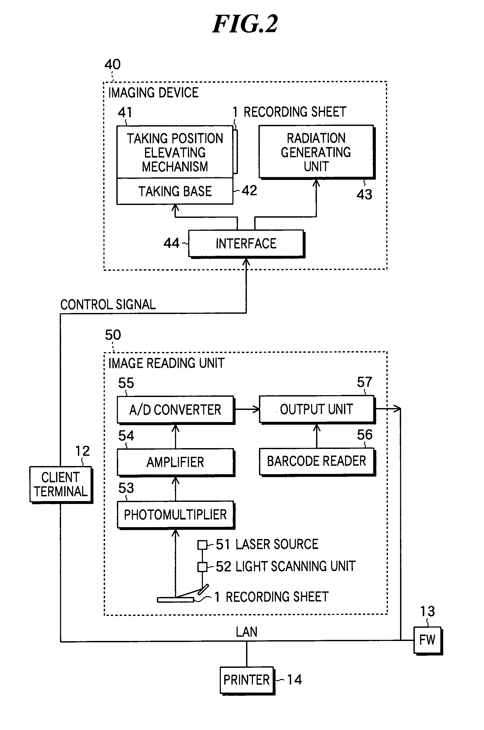 Diagnostic support system and method used for the same