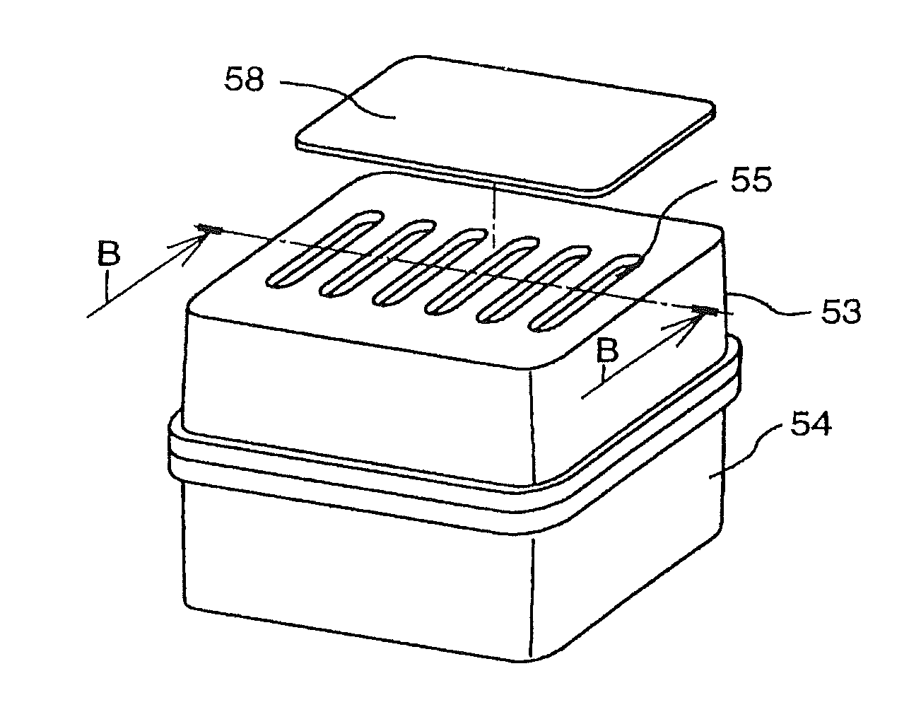 Fuel cell stack casing