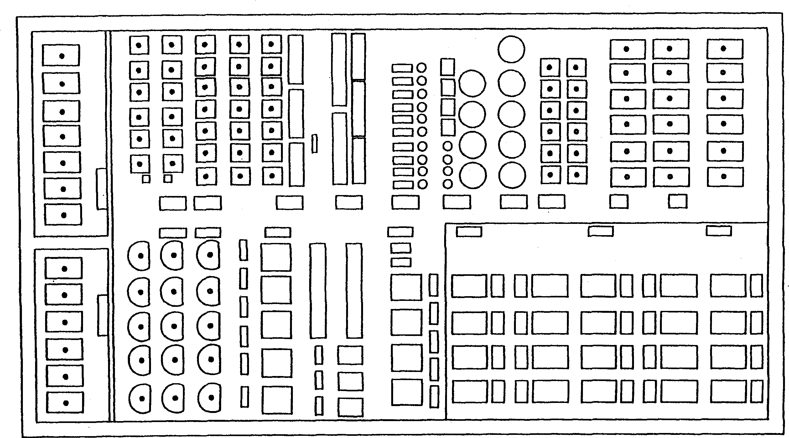 Semi-conductor manufacturing factory layout