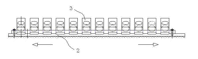 Device for grinding two end surfaces of arc spring