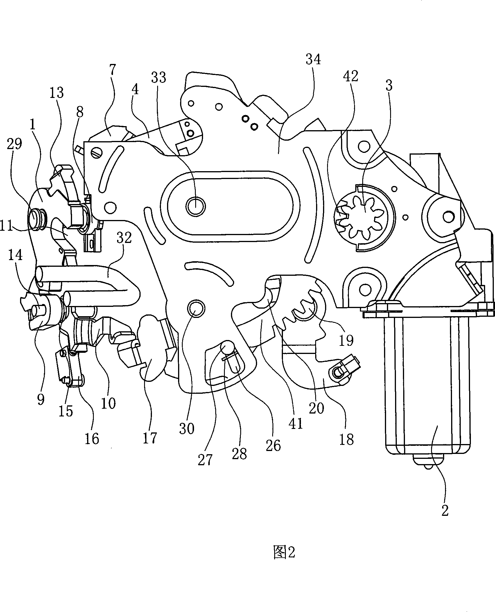 Full-automatic electric door lock for vehicle