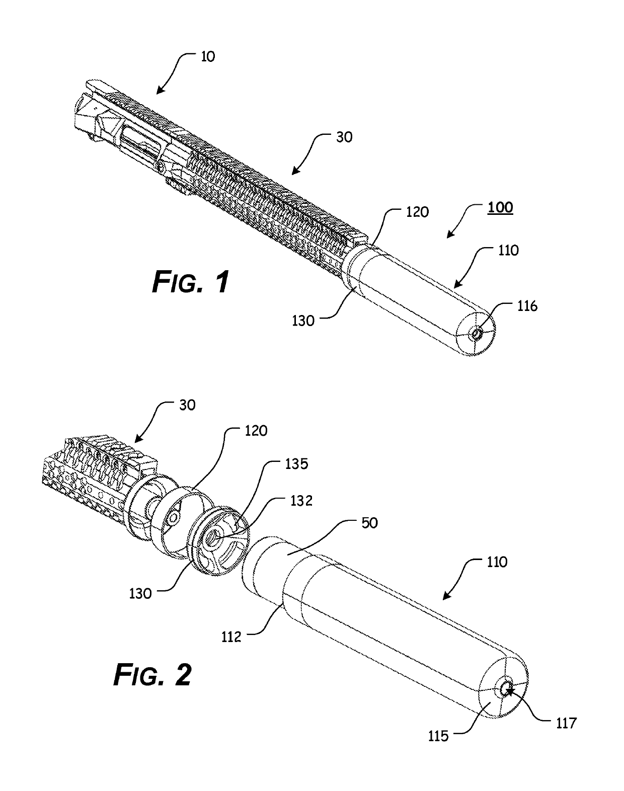 3-D printed/manufactured suppressor element