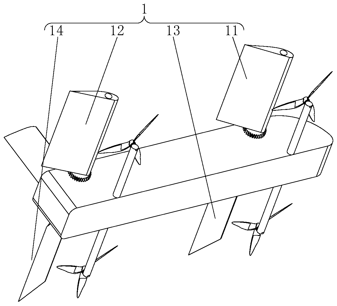 Multi-rotor aircraft auxiliary flight device