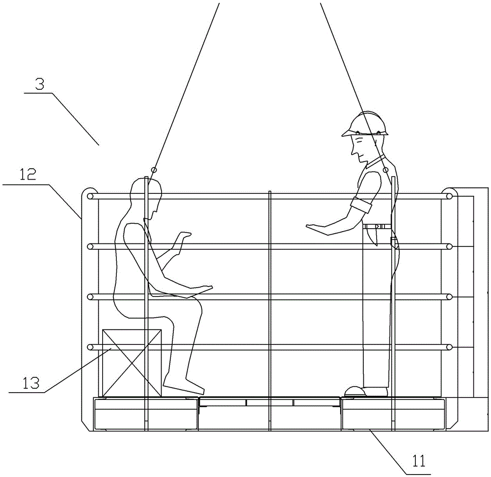 A kind of marine crane installation method