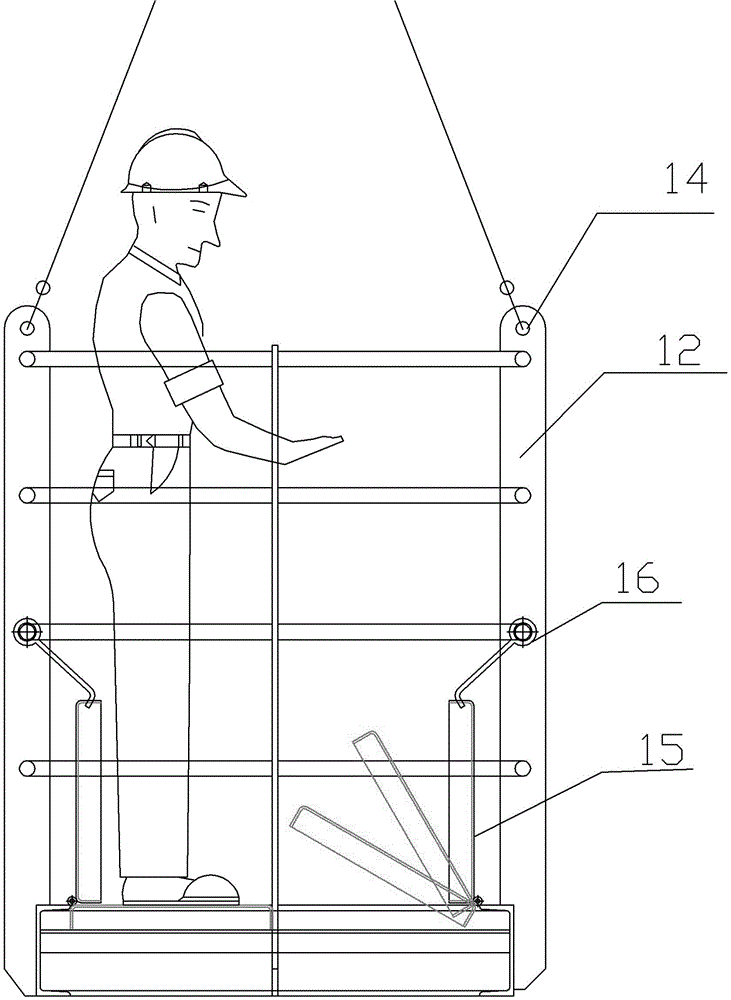 A kind of marine crane installation method