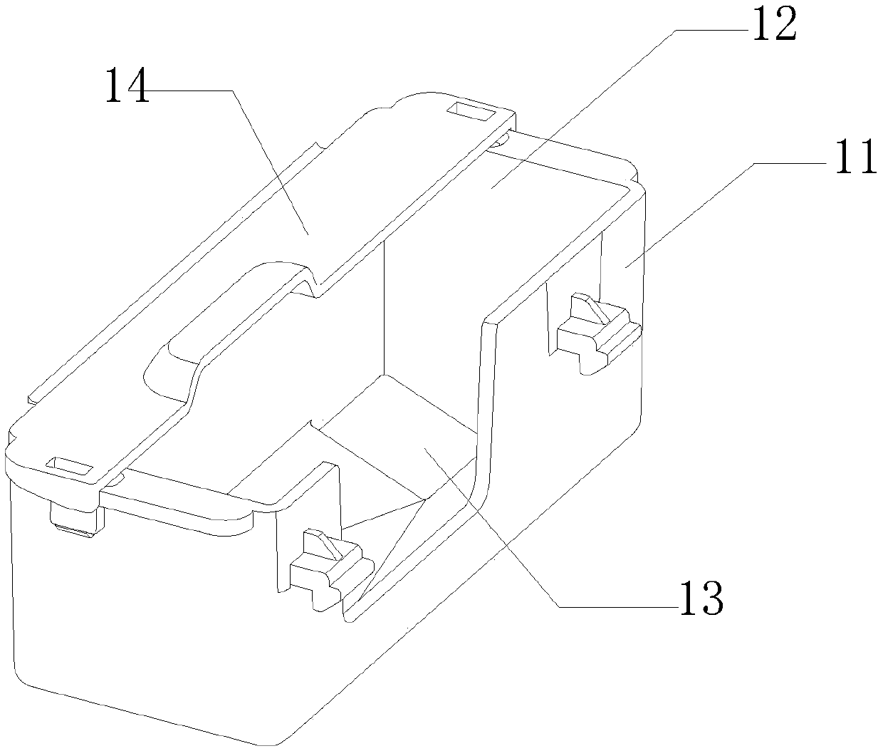 Water guiding funnel and ice making device