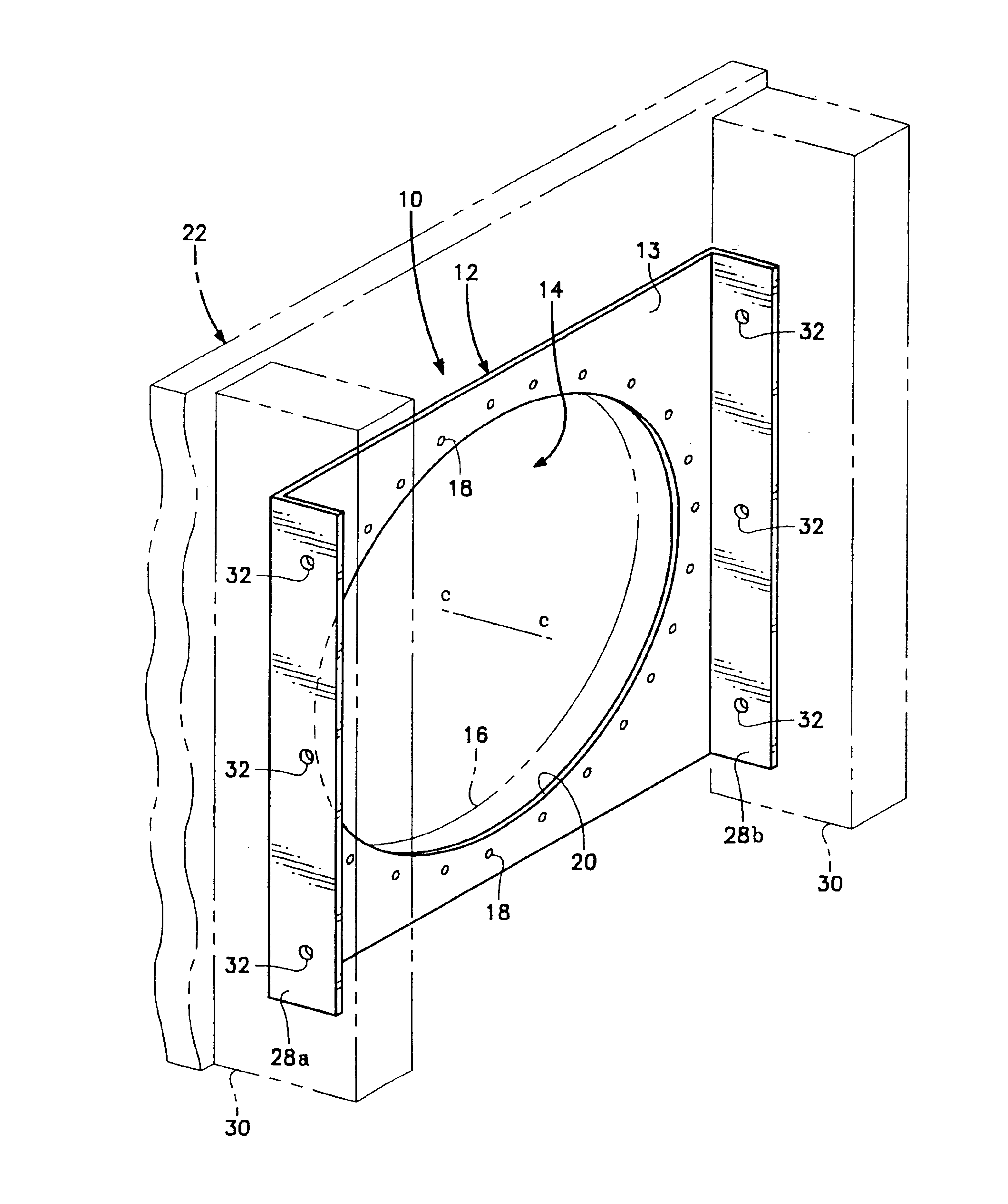 Reinforcement plate for a structural member