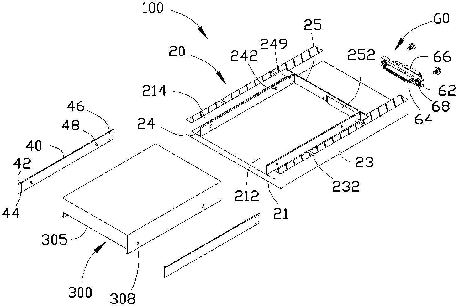 Electronic equipment and hard disk fixing device thereof