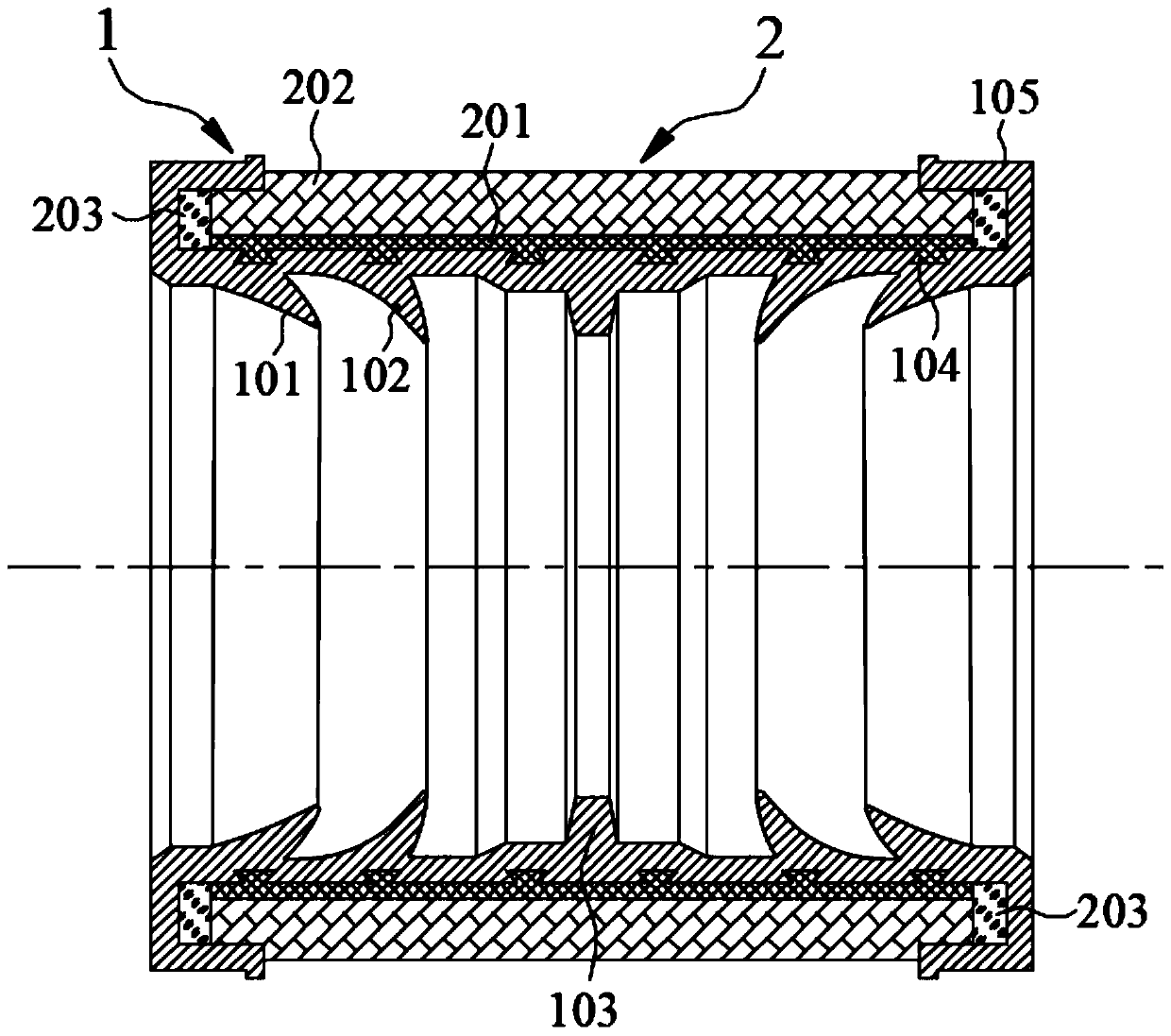 Socket structure and preparation method thereof