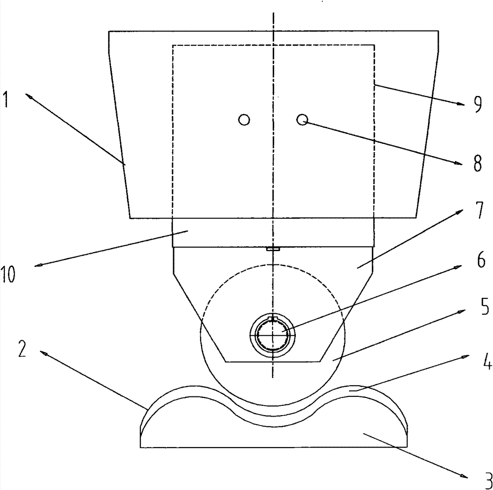 Positioning and self-locking device of car plate of plane motion class