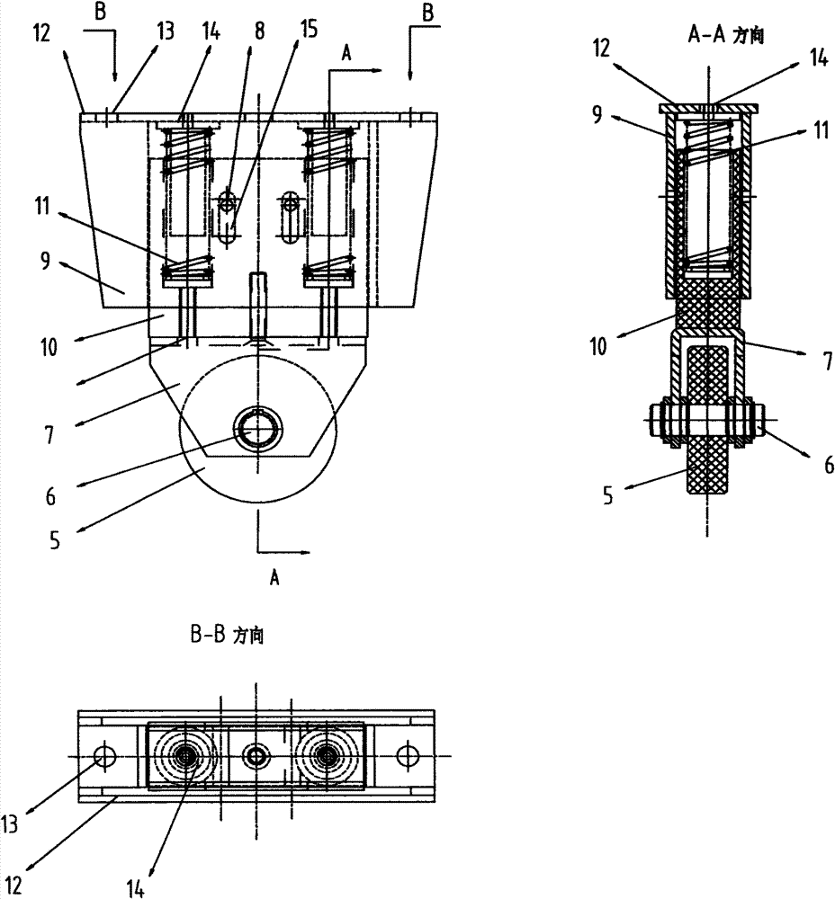 Positioning and self-locking device of car plate of plane motion class