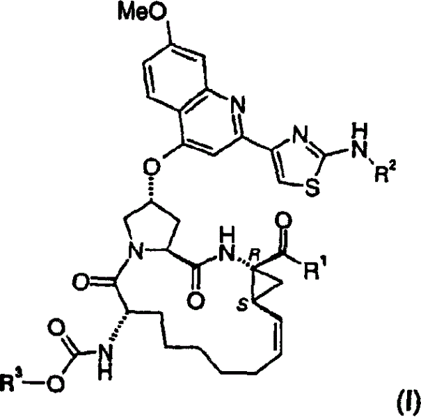 Macrocyclic peptides active against the hepatitis C virus