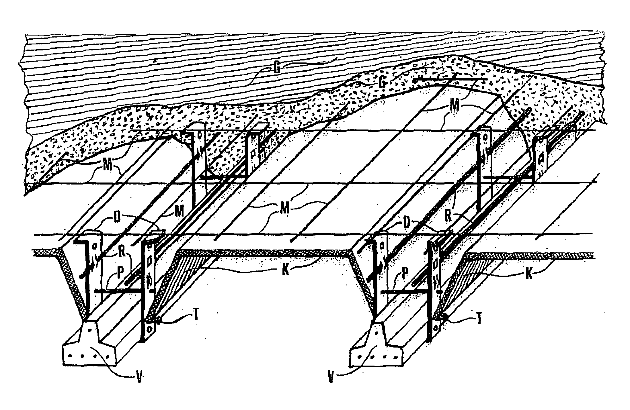 Method and device for strengthening and lightening floor and roof framing