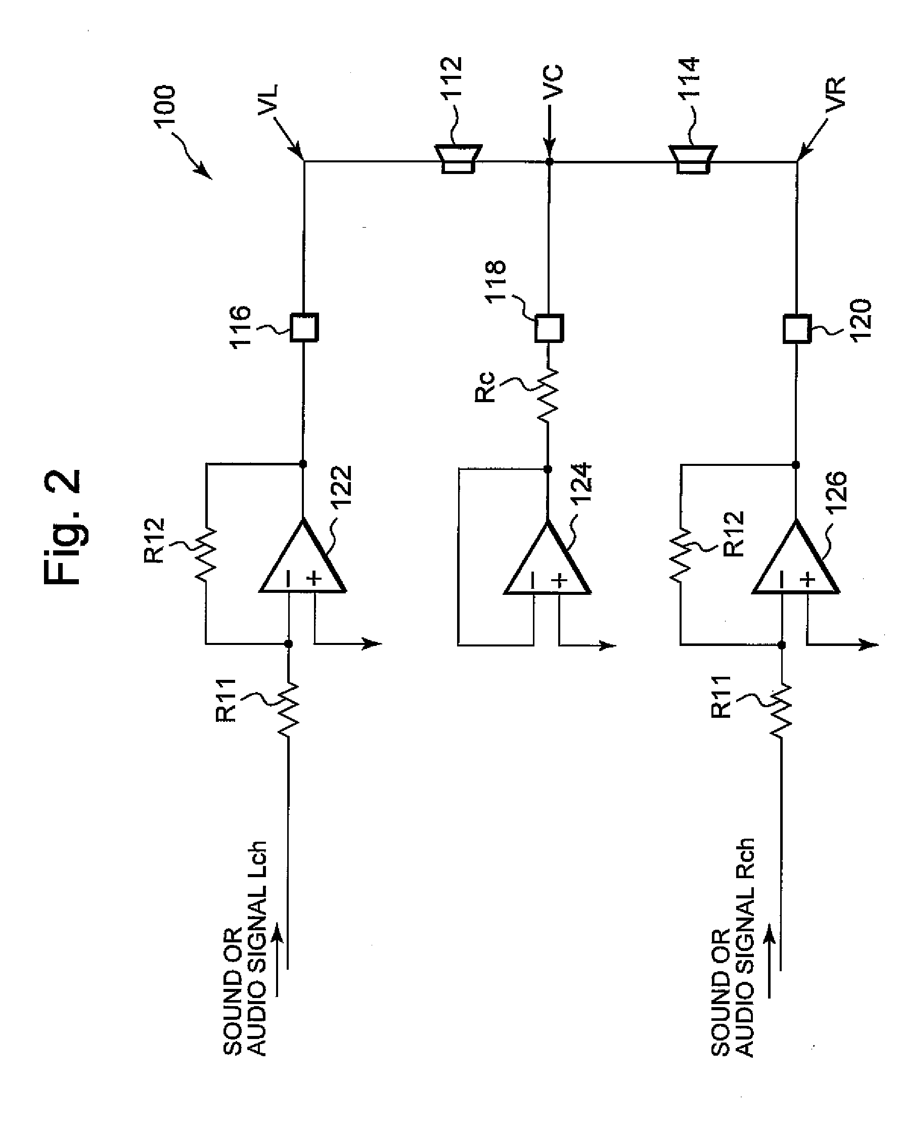 Headphone amplifier circuit