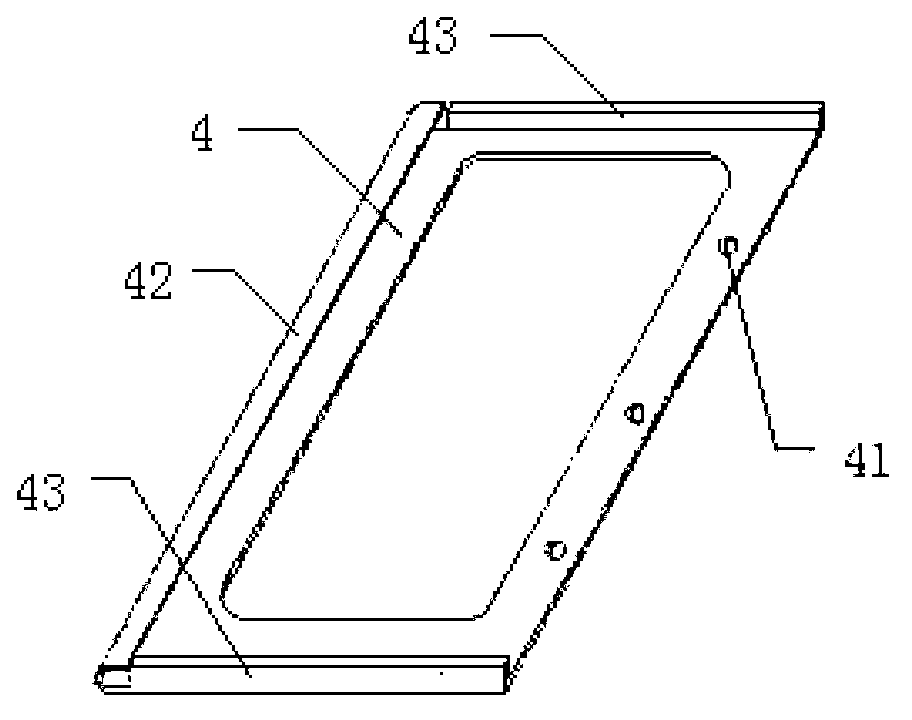 Soft airway structure of electric driving mining dump vehicle for connecting rear axle housing and motor