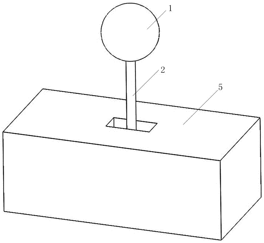 Swing ball type simple supported beam piezoelectric energy collecting device