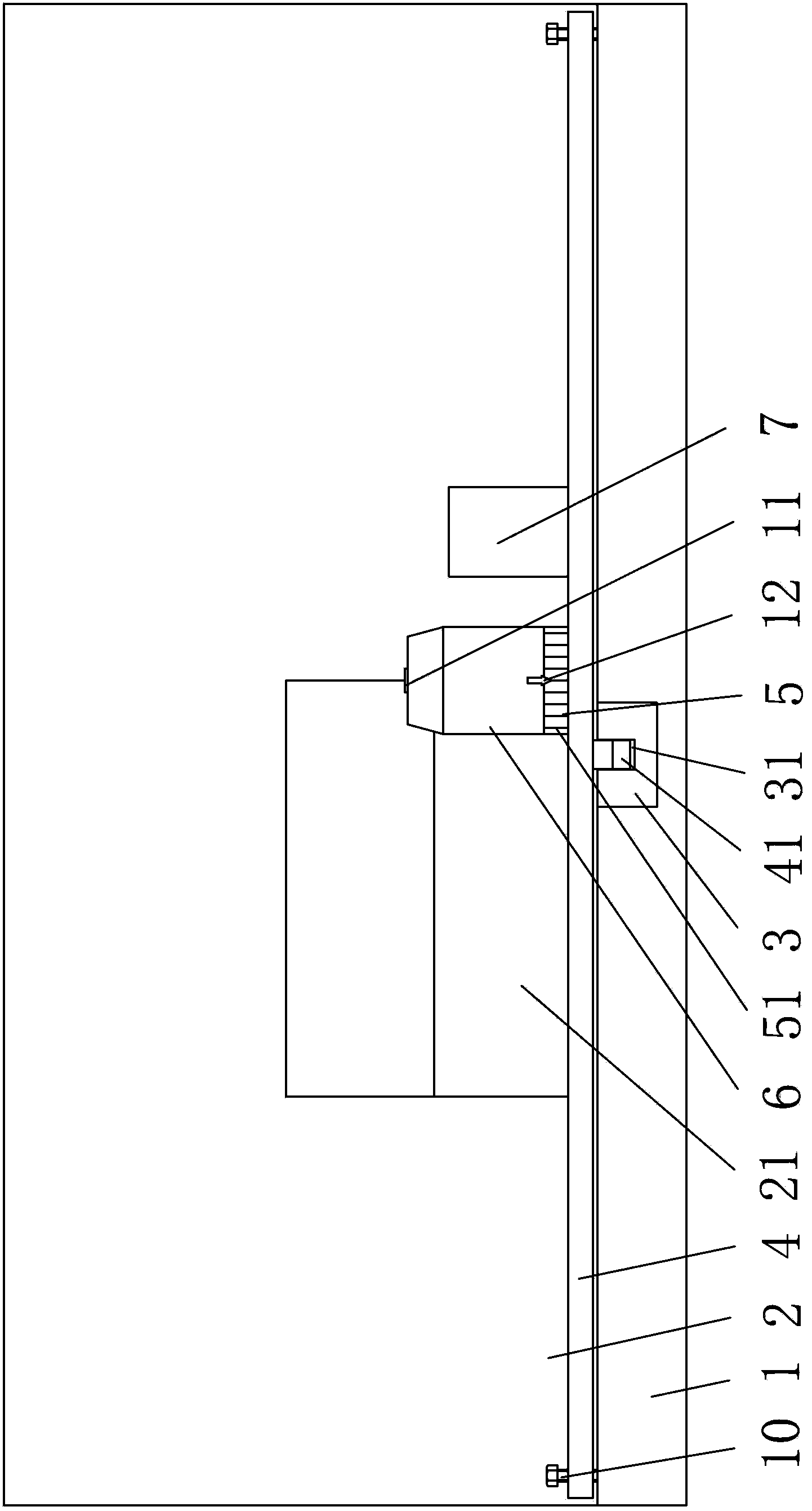 Car crash test positioning device and method