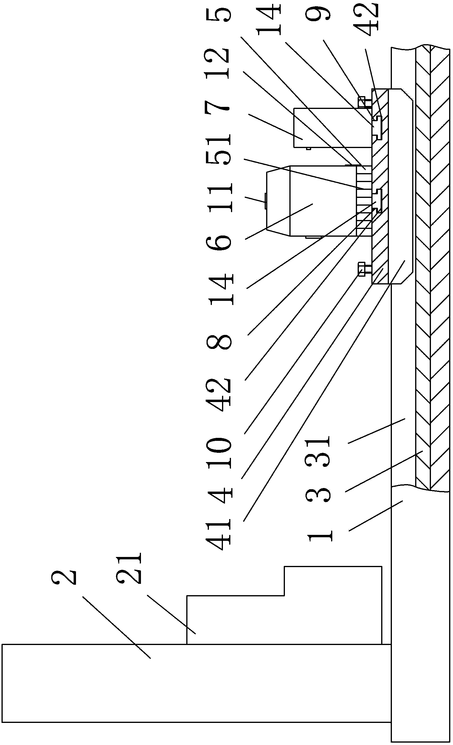 Car crash test positioning device and method