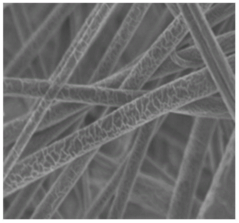 Preparation method of conductive graphene nanofiber membrane