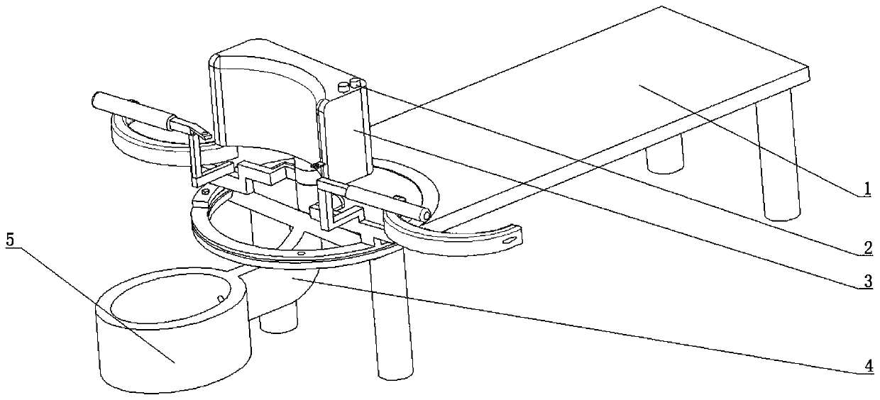 Auxiliary defecation device for patients in intensive care units