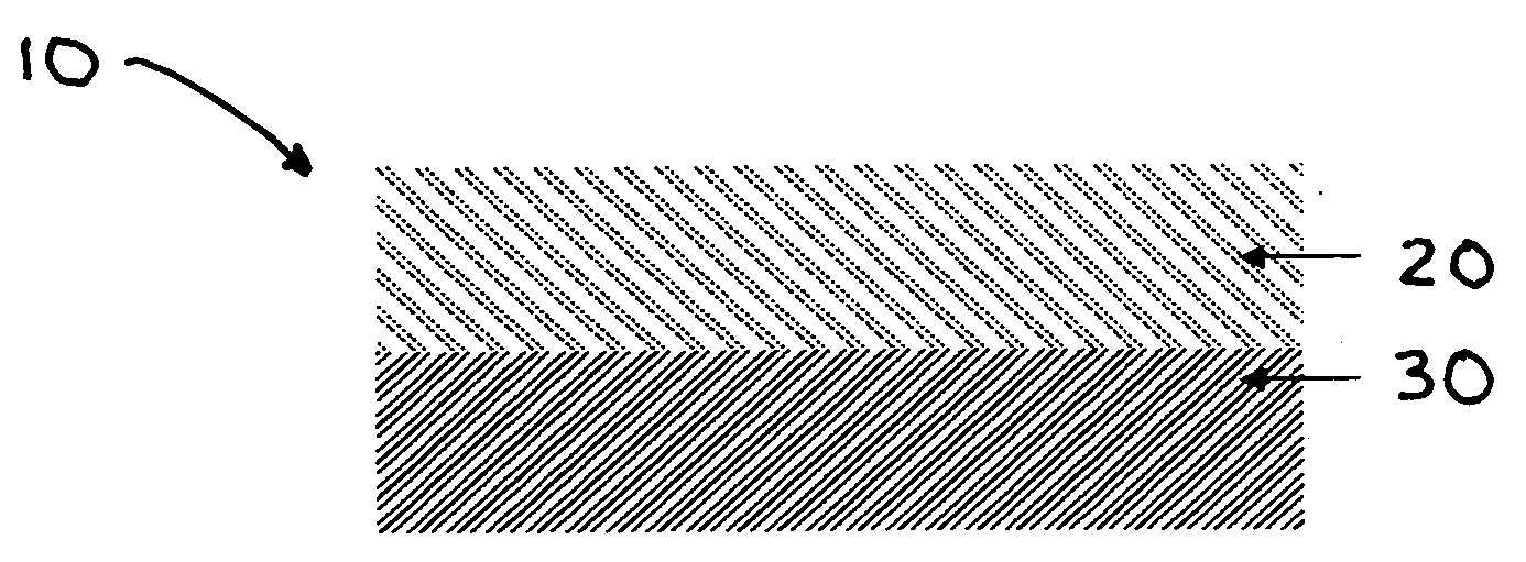 Method of forming multi-colored composite by pinsonic embossing