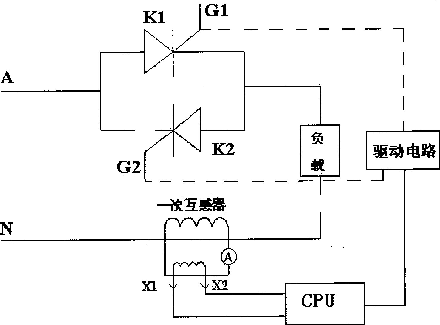 Single-phase earth fault positioning device for electrical power distribution network