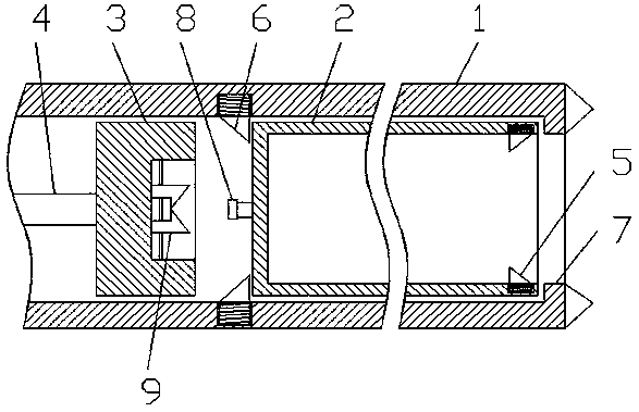 Reciprocating type coring method and device for rock stratum sampling