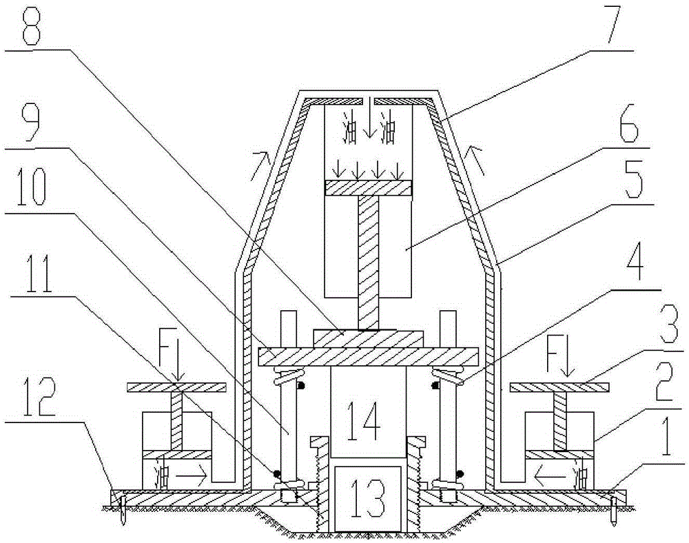 Static pressure earth-borrowing equipment for testing dry density and quality control method for sand compaction