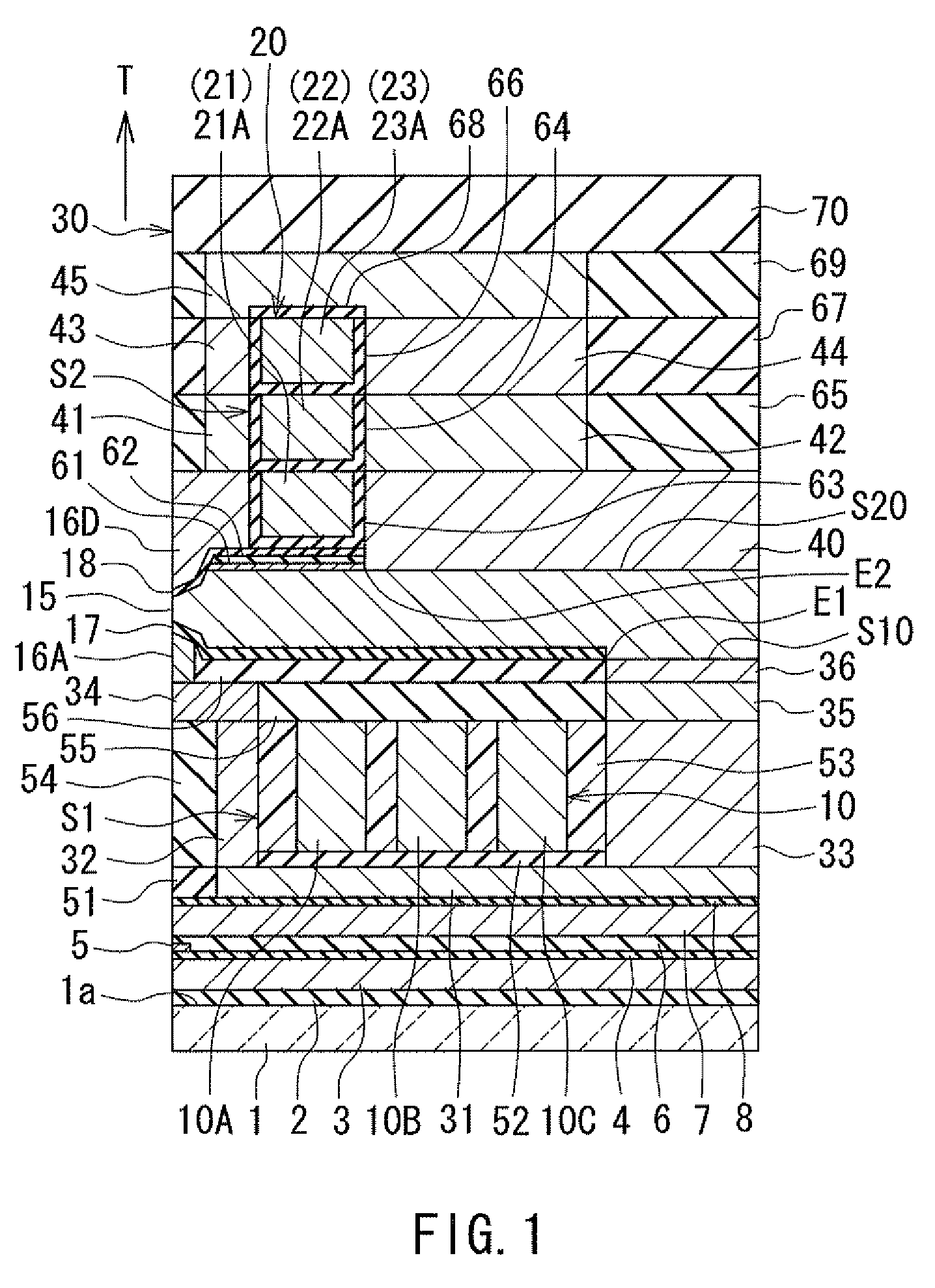Magnetic head for perpendicular magnetic recording having a main pole and two shields