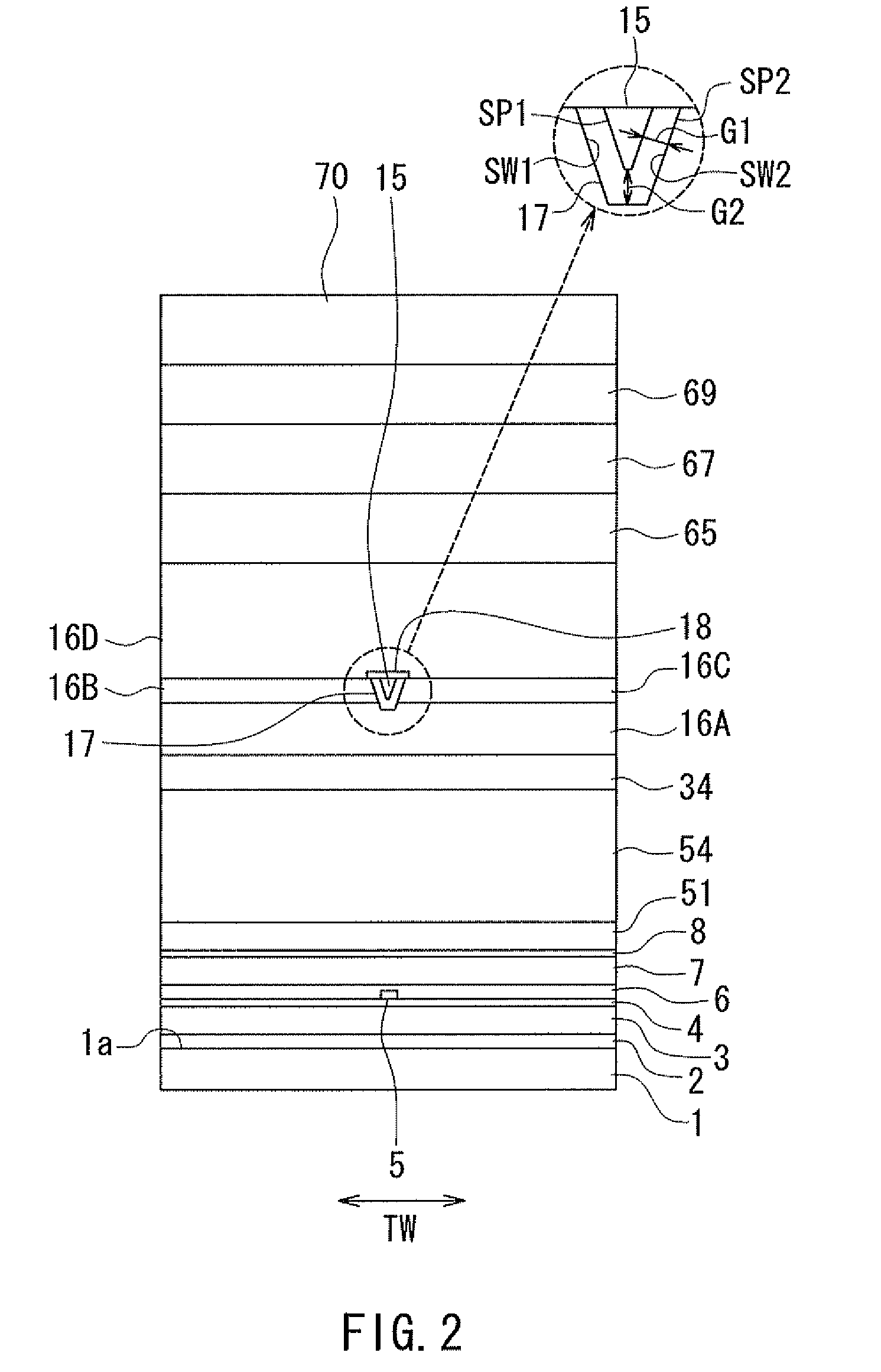 Magnetic head for perpendicular magnetic recording having a main pole and two shields