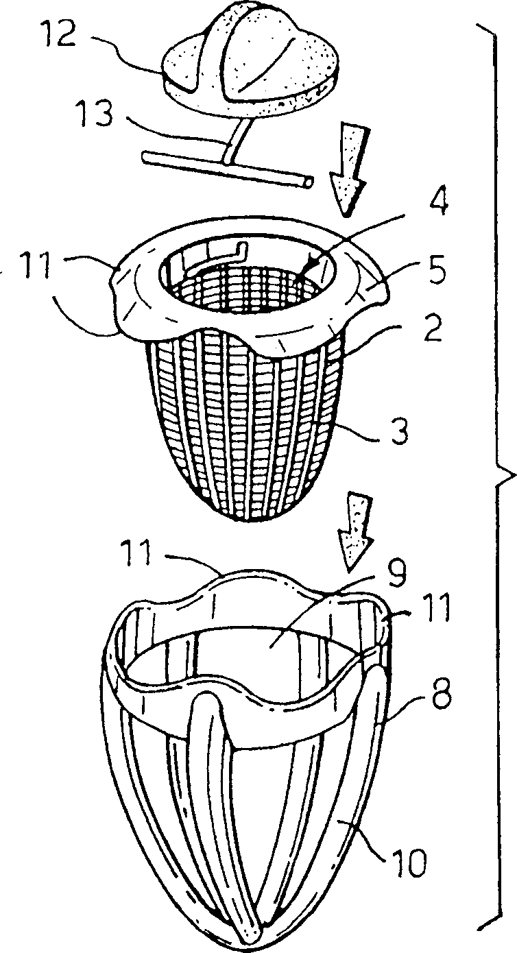 Device for machine-washing clothes