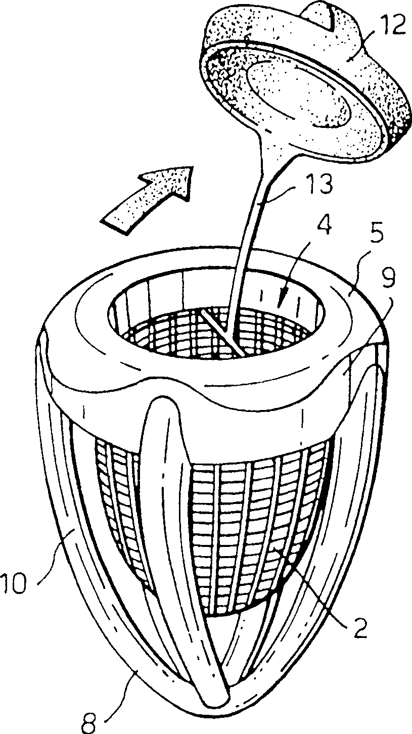 Device for machine-washing clothes