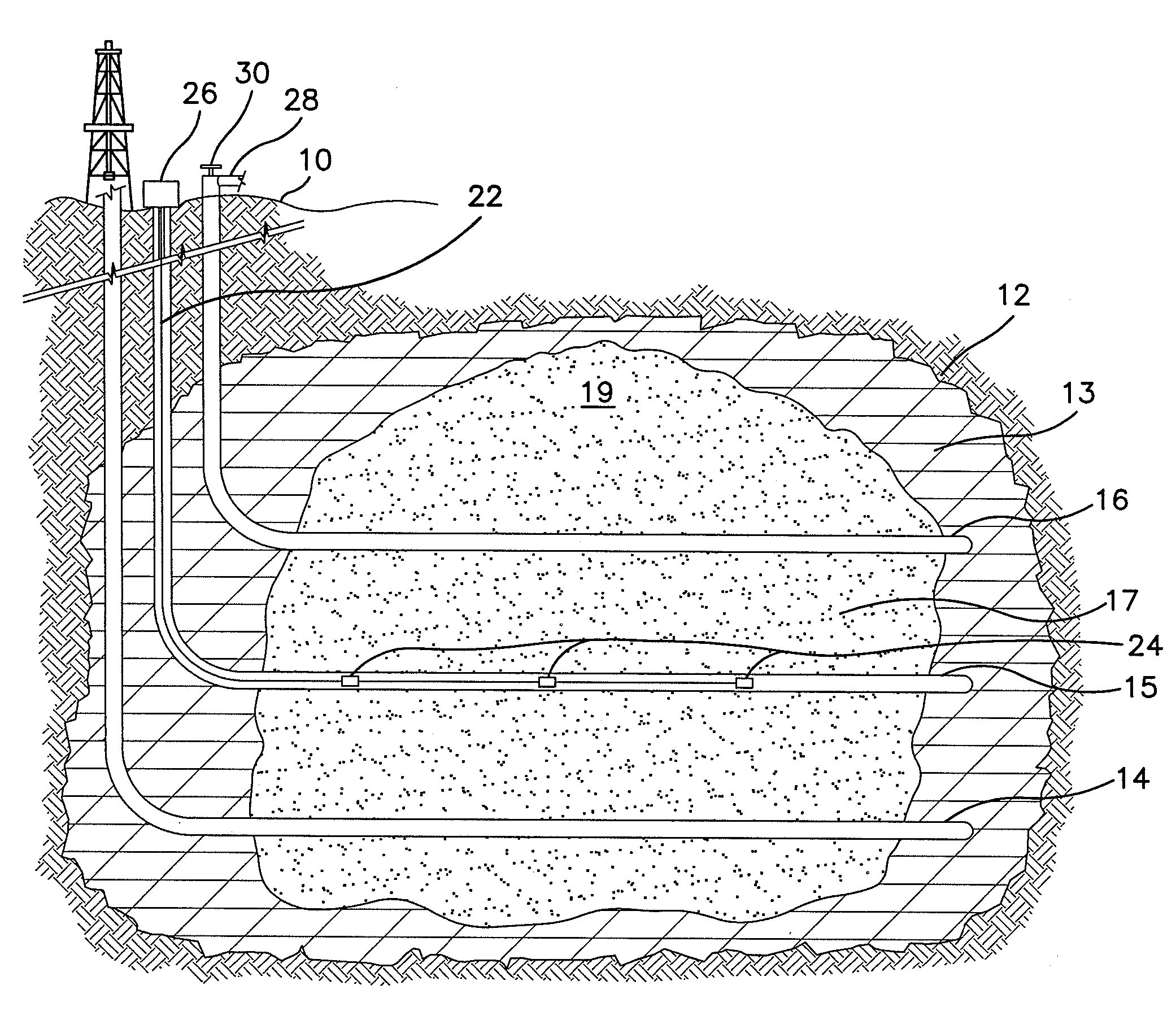 Process for enhanced production of heavy oil using microwaves