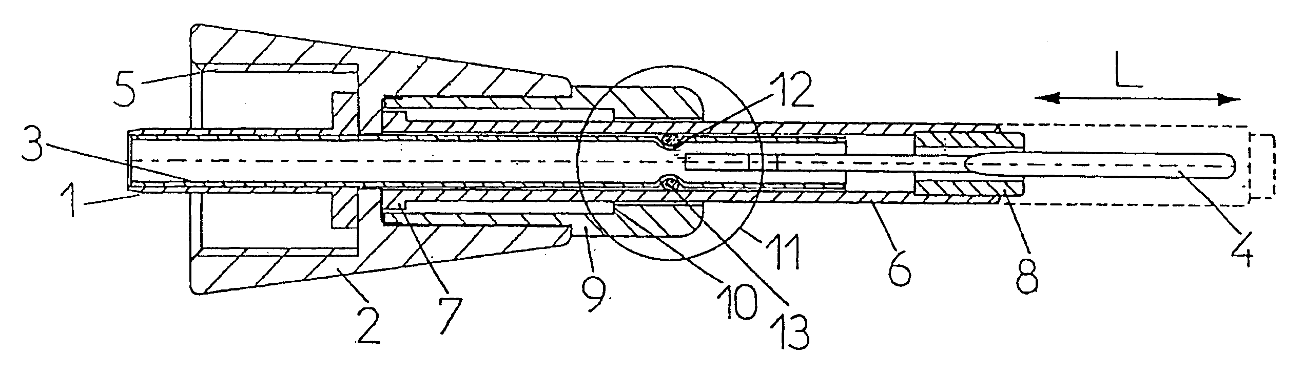 Applicator for an electrosurgical instrument