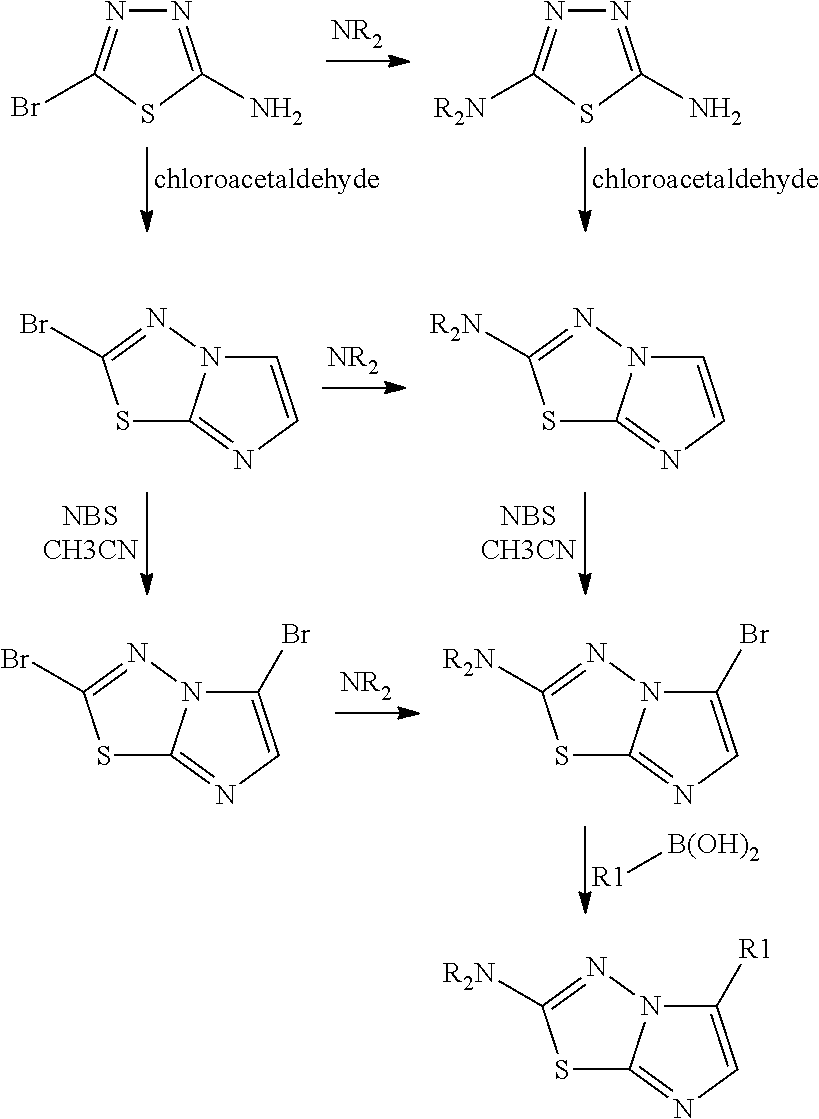 Imidazothiadiazole derivatives