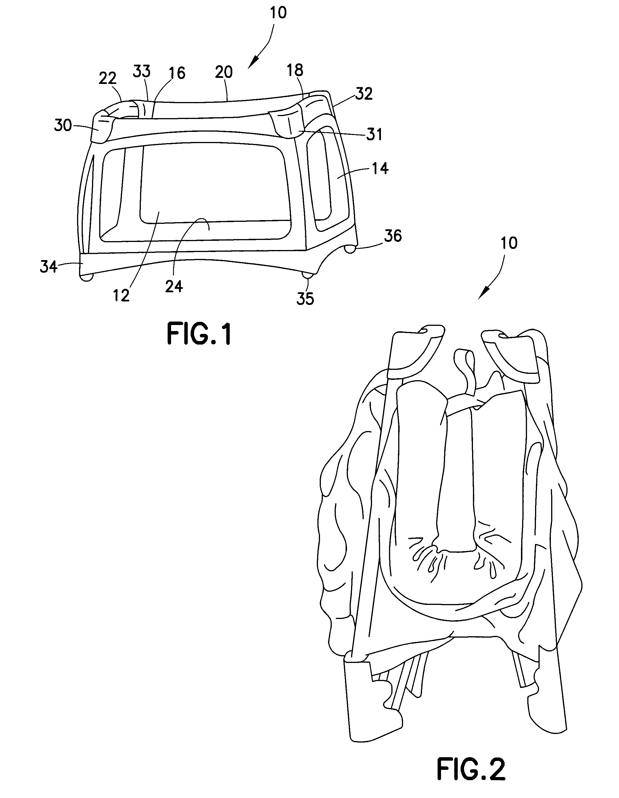 Corner Latching Play Yard