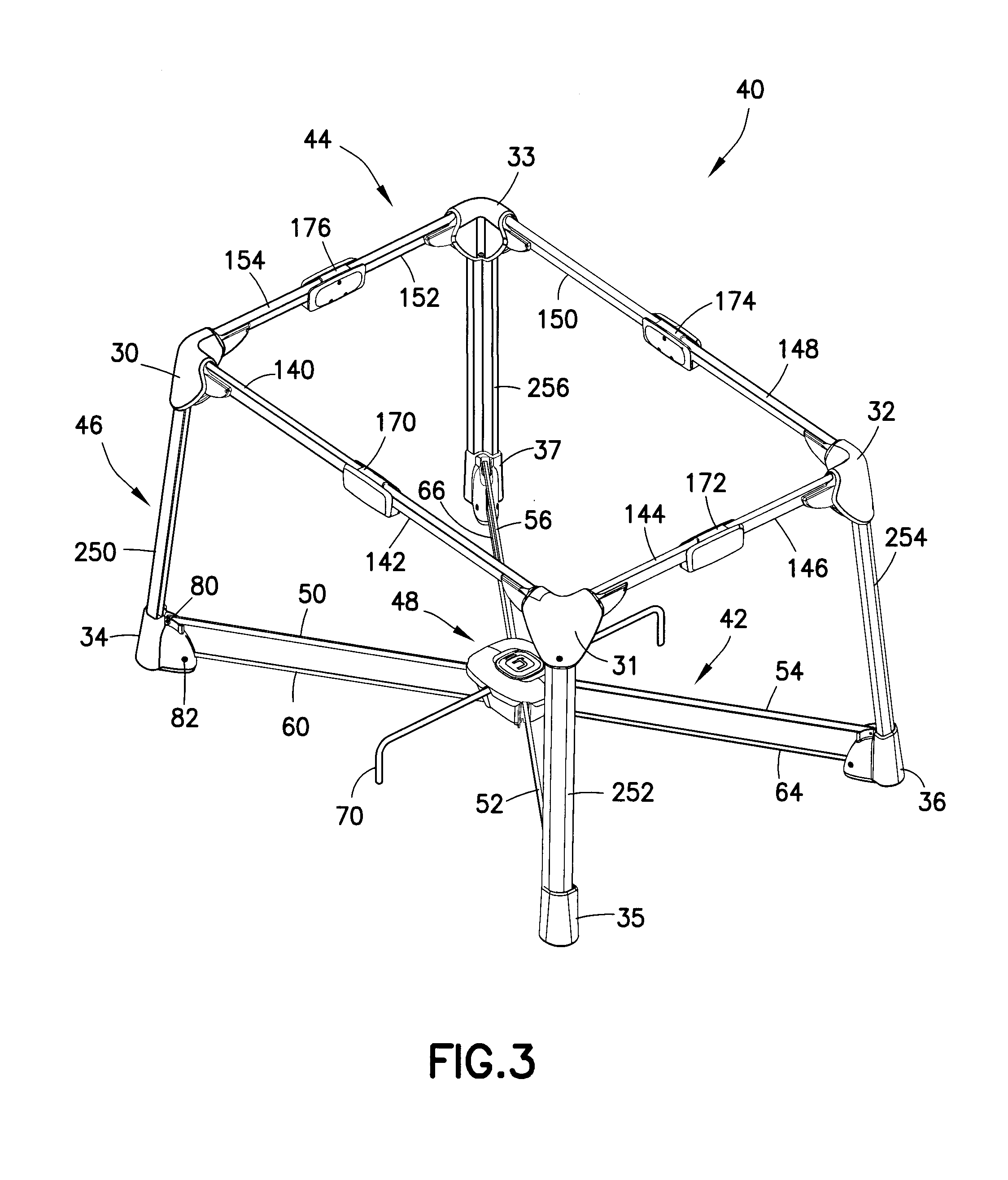 Corner Latching Play Yard