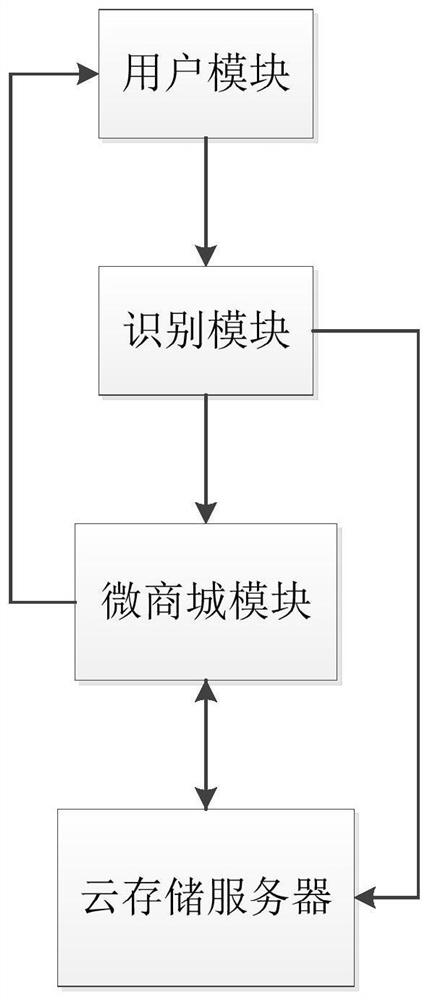 Cloud storage system for intelligent hierarchical management of WeChat mall data