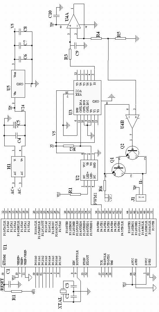 Isolated multipath 4-20mA-current signal output circuit