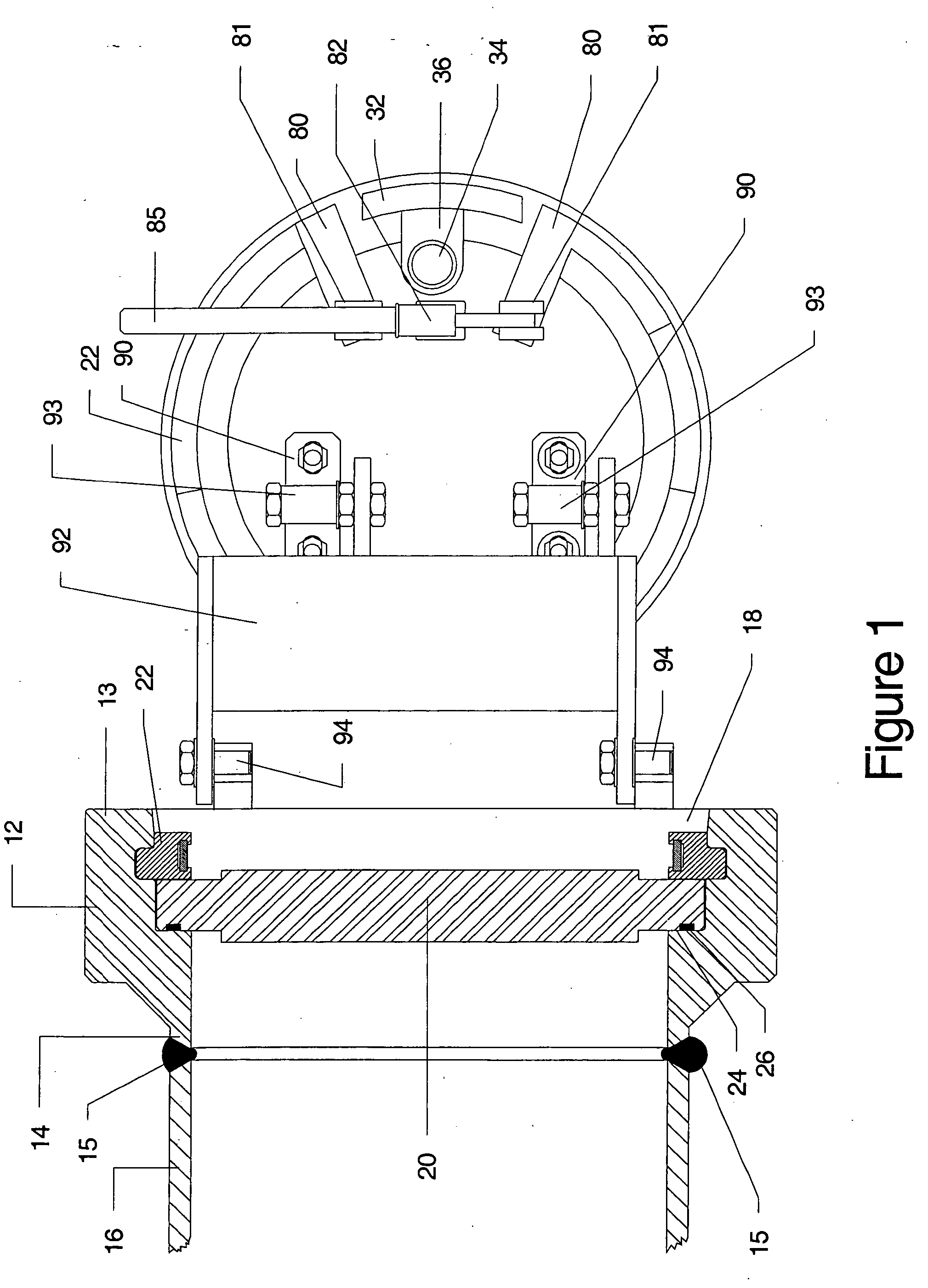 Closure for a pressure vessel and method