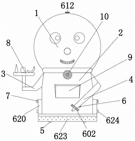 Novel household mopping robot